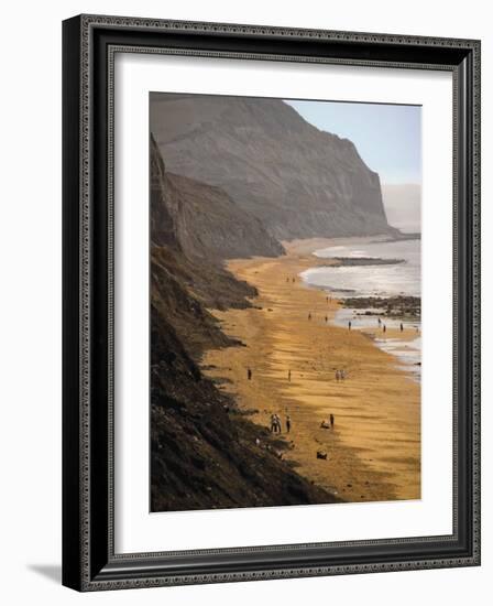 Charmouth, Jurassic Coast, UNESCO World Heritage Site, Dorset, England, United Kingdom, Europe-David Hughes-Framed Photographic Print