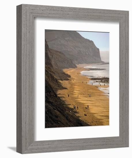 Charmouth, Jurassic Coast, UNESCO World Heritage Site, Dorset, England, United Kingdom, Europe-David Hughes-Framed Photographic Print