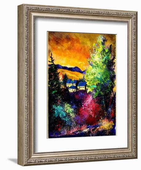 Charnoy village France-Pol Ledent-Framed Art Print