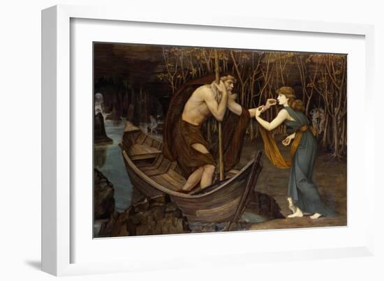 Charon and Psyche-John Roddam Spencer Stanhope-Framed Giclee Print