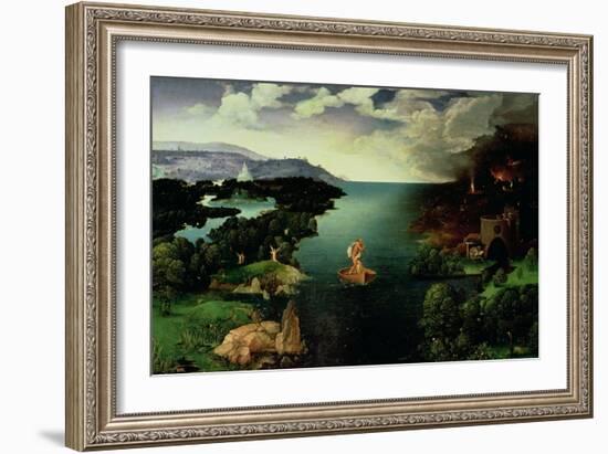 Charon Crossing the River Styx, 1515-24-Joachim Patenir-Framed Giclee Print