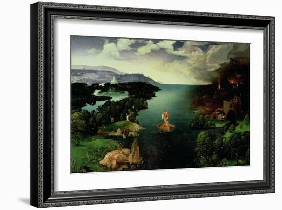 Charon Crossing the River Styx, 1515-24-Joachim Patenir-Framed Giclee Print