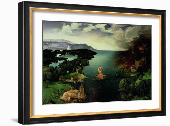 Charon Crossing the River Styx, 1515-24-Joachim Patenir-Framed Giclee Print