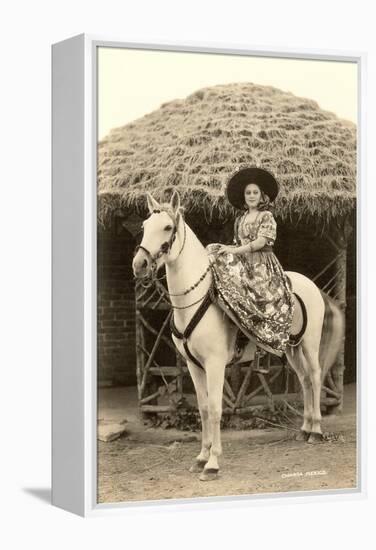 Charra on Horse, Mexico-null-Framed Stretched Canvas