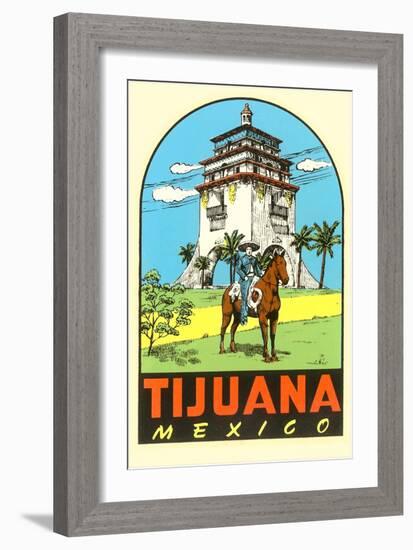 Charro, Agua Caliente, Tijuana, Mexico-null-Framed Art Print