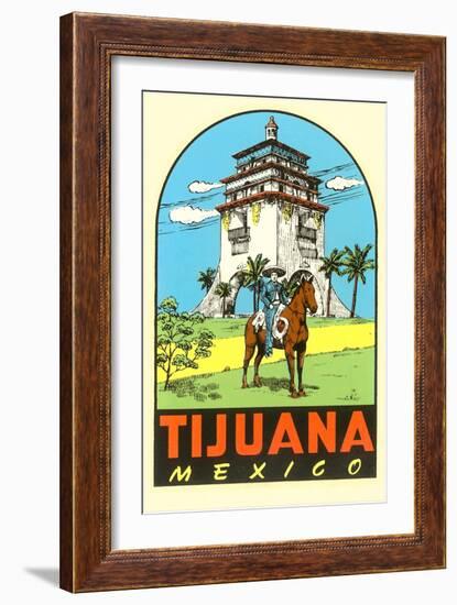 Charro, Agua Caliente, Tijuana, Mexico-null-Framed Art Print