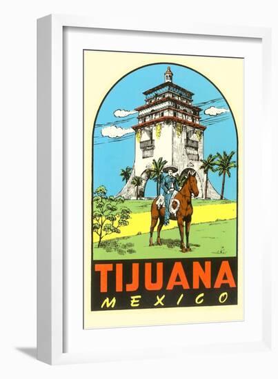 Charro, Agua Caliente, Tijuana, Mexico-null-Framed Art Print