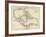 Chart of the West Indies, c.1795-Mathew Carey-Framed Art Print