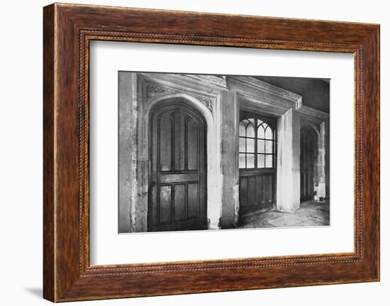 Charterhouse. Doorways Leading from the Screen-Passage of the Hall to the Kitchen and Offices-Unknown-Framed Photographic Print