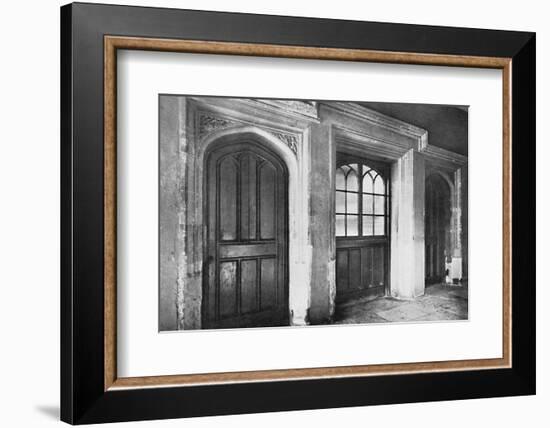Charterhouse. Doorways Leading from the Screen-Passage of the Hall to the Kitchen and Offices-Unknown-Framed Photographic Print