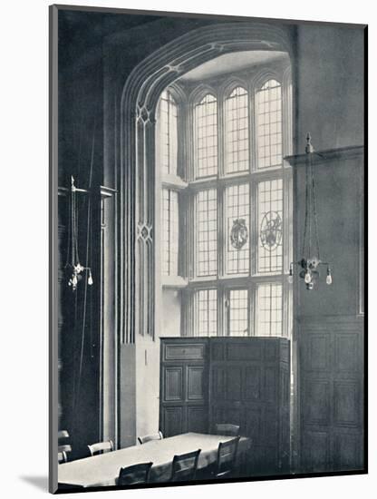 'Charterhouse. Interior of Bay in the Dining Hall', 1925-Unknown-Mounted Photographic Print