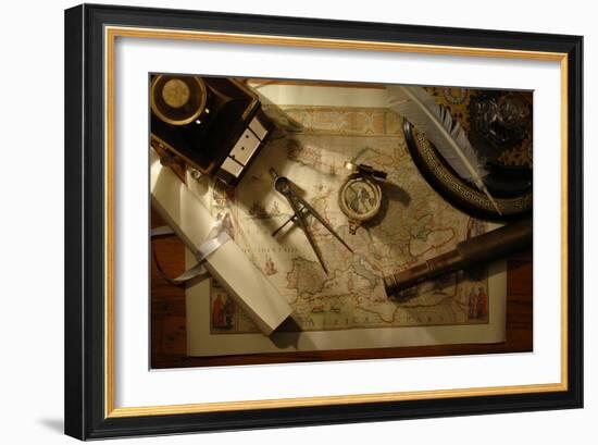 Charting The Course-jgroup-Framed Art Print