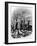 Chartist Meeting at Night, Engraving by S. P. Fletcher-null-Framed Photographic Print
