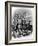 Chartist Meeting at Night, Engraving by S. P. Fletcher-null-Framed Photographic Print