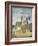 Chartres Cathedral, 1830-Jean-Baptiste-Camille Corot-Framed Giclee Print