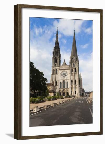 Chartres Cathedral, Chartres, Eure Et Loir, France-Walter Bibikow-Framed Photographic Print