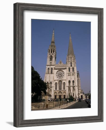 Chartres Cathedral, Unesco World Heritage Site, Chartres, Eure-Et-Loir, Centre, France-Michael Short-Framed Photographic Print