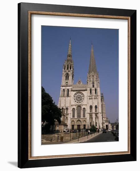 Chartres Cathedral, Unesco World Heritage Site, Chartres, Eure-Et-Loir, Centre, France-Michael Short-Framed Photographic Print