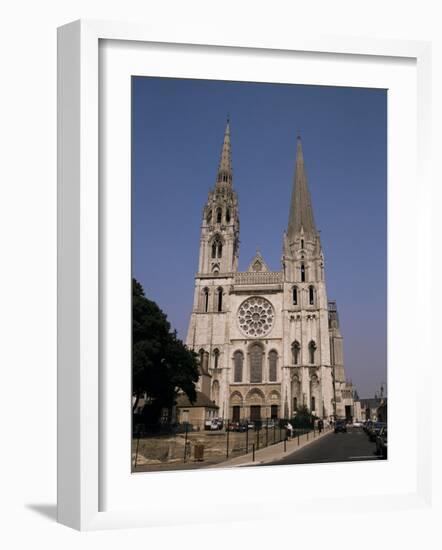 Chartres Cathedral, Unesco World Heritage Site, Chartres, Eure-Et-Loir, Centre, France-Michael Short-Framed Photographic Print