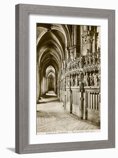 Chartres Cathedral-null-Framed Art Print