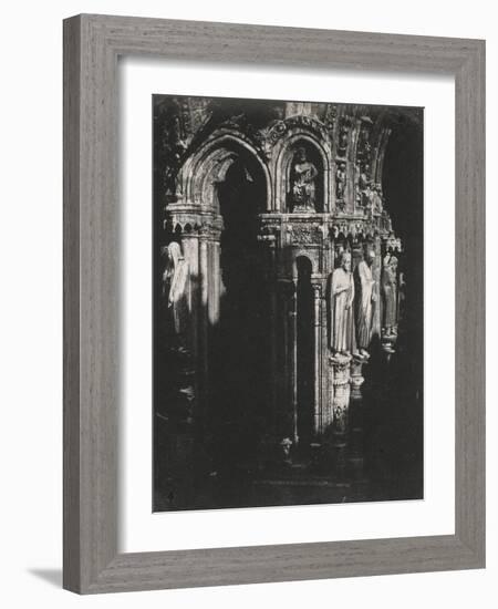 Chartres, porche nord de la cathédrale-Charles Nègre-Framed Giclee Print