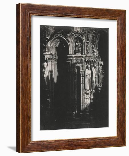 Chartres, porche nord de la cathédrale-Charles Nègre-Framed Giclee Print