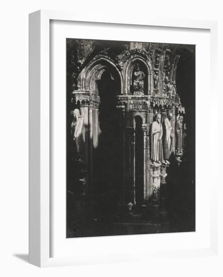 Chartres, porche nord de la cathédrale-Charles Nègre-Framed Giclee Print