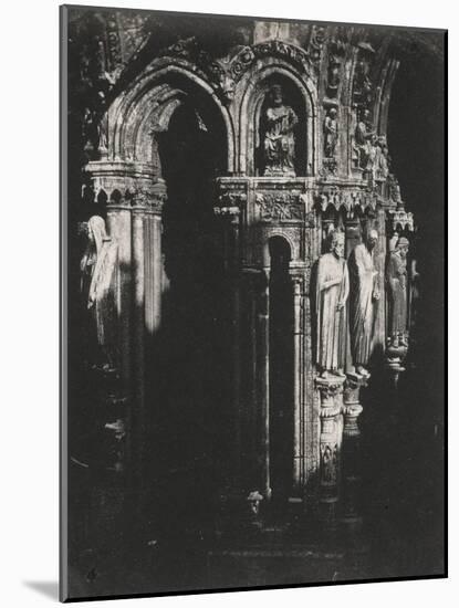 Chartres, porche nord de la cathédrale-Charles Nègre-Mounted Giclee Print