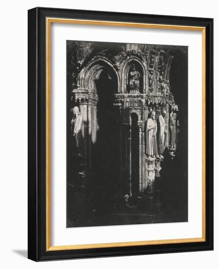 Chartres, porche nord de la cathédrale-Charles Nègre-Framed Giclee Print