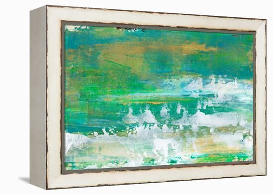 Chartreuse & Aqua I-Lila Bramma-Framed Stretched Canvas