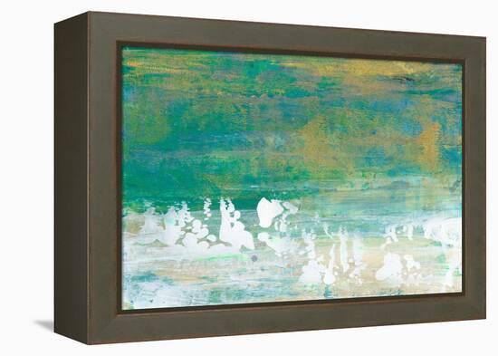 Chartreuse & Aqua II-Lila Bramma-Framed Stretched Canvas