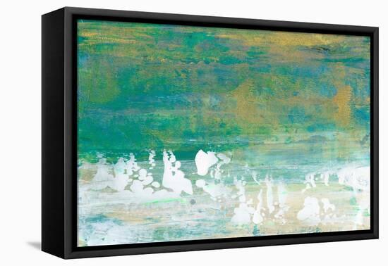 Chartreuse & Aqua II-Lila Bramma-Framed Stretched Canvas