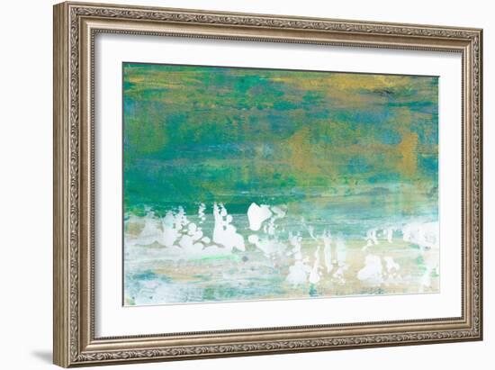 Chartreuse & Aqua II-Lila Bramma-Framed Art Print