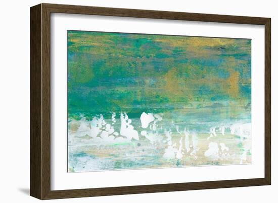 Chartreuse & Aqua II-Lila Bramma-Framed Art Print