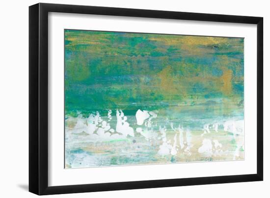 Chartreuse & Aqua II-Lila Bramma-Framed Art Print