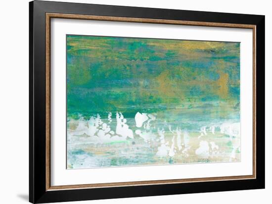 Chartreuse & Aqua II-Lila Bramma-Framed Art Print