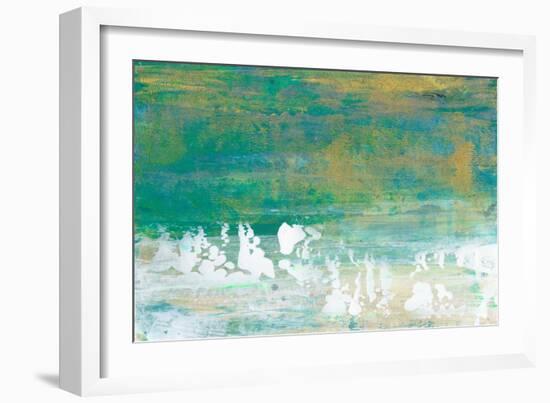 Chartreuse & Aqua II-Lila Bramma-Framed Art Print