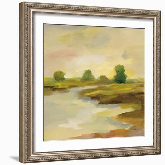 Chartreuse Fields I-Silvia Vassileva-Framed Art Print