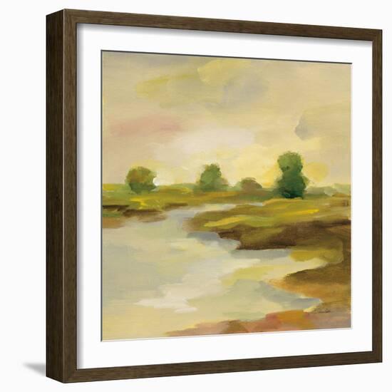 Chartreuse Fields I-Silvia Vassileva-Framed Art Print