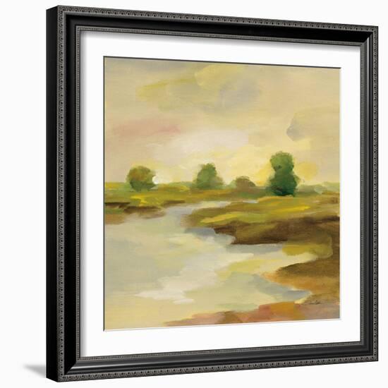 Chartreuse Fields I-Silvia Vassileva-Framed Art Print