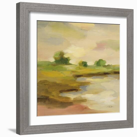 Chartreuse Fields II-Silvia Vassileva-Framed Art Print