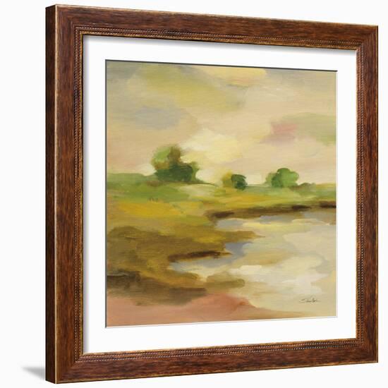 Chartreuse Fields II-Silvia Vassileva-Framed Art Print