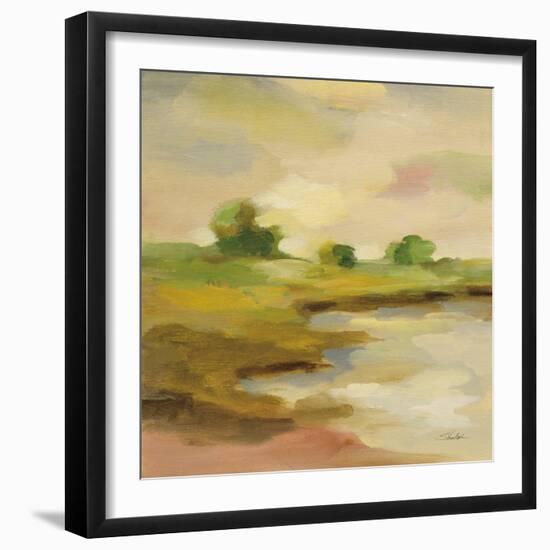 Chartreuse Fields II-Silvia Vassileva-Framed Art Print