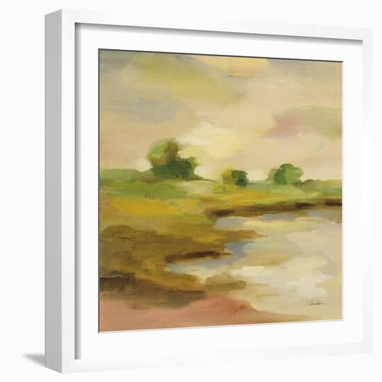 Chartreuse Fields II-Silvia Vassileva-Framed Art Print