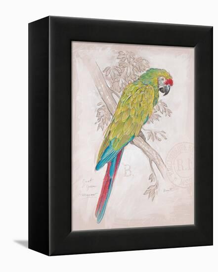 Chartreuse Tropical-Chad Barrett-Framed Stretched Canvas