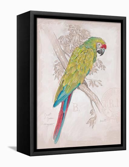 Chartreuse Tropical-Chad Barrett-Framed Stretched Canvas