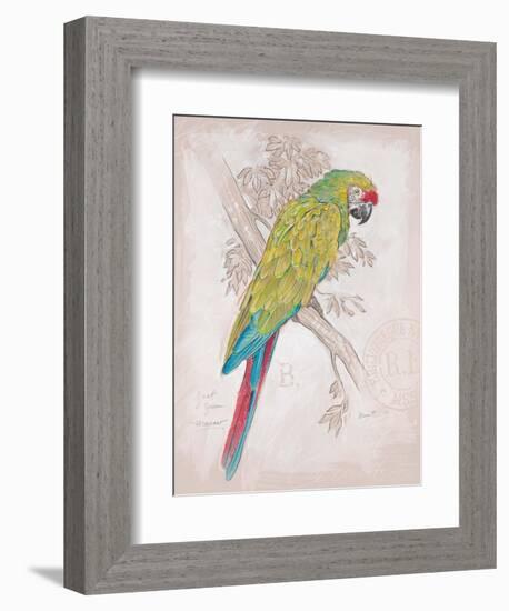 Chartreuse Tropical-Chad Barrett-Framed Art Print