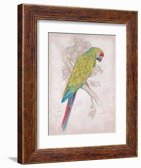 Chartreuse Tropical-Chad Barrett-Framed Art Print