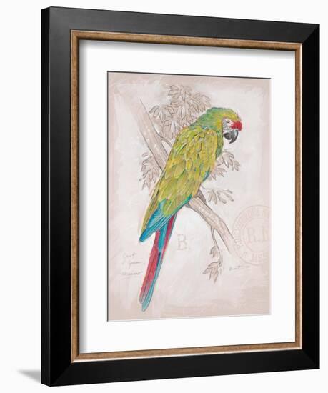 Chartreuse Tropical-Chad Barrett-Framed Art Print