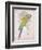 Chartreuse Tropical-Chad Barrett-Framed Art Print